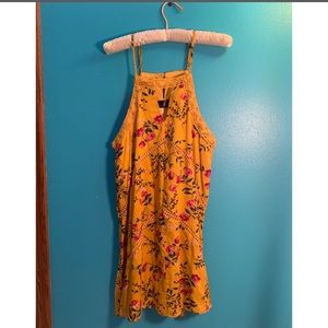 Yellow with floral dress from Francescas!